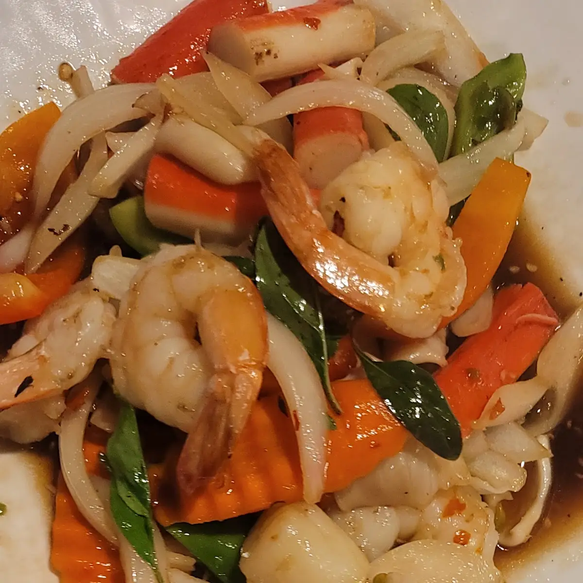 Seafood Mint Leaves