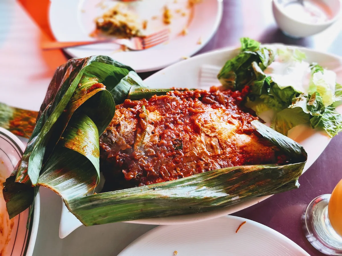 King Fish Cooked in Banana Leaf