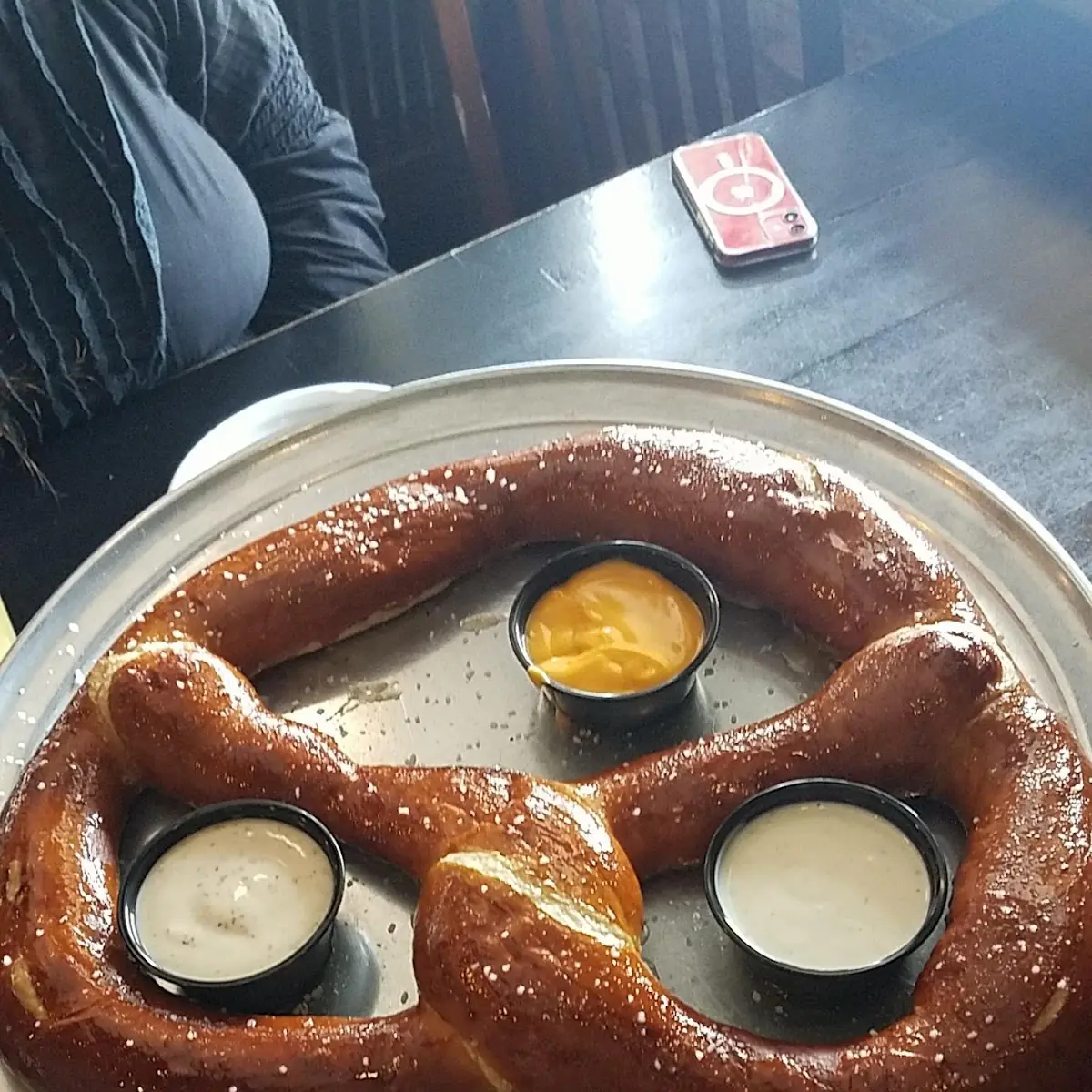 Giant Pretzel with Beer Cheese