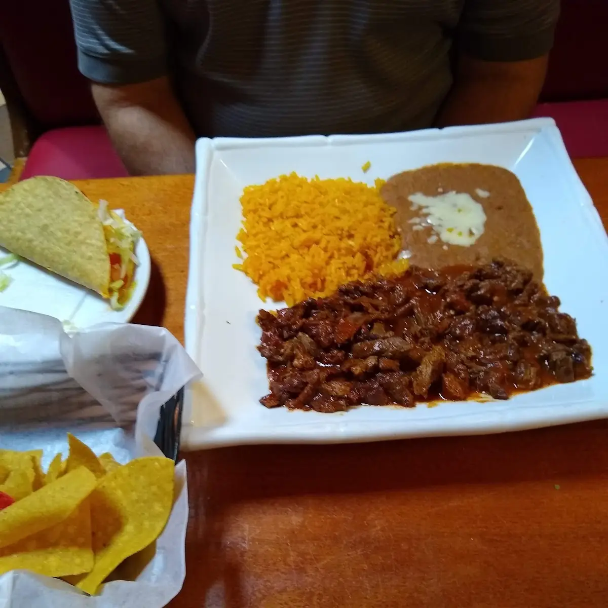 5. One Tamale, One Chile Relleno & One Beef Chimichanga