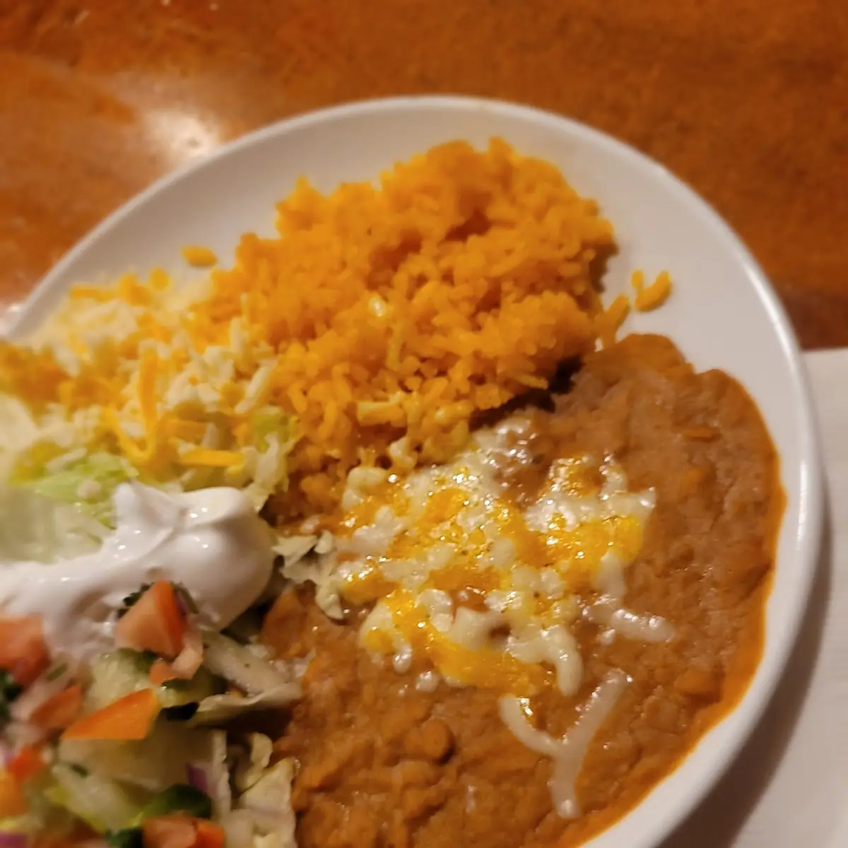Refried Beans and Rice