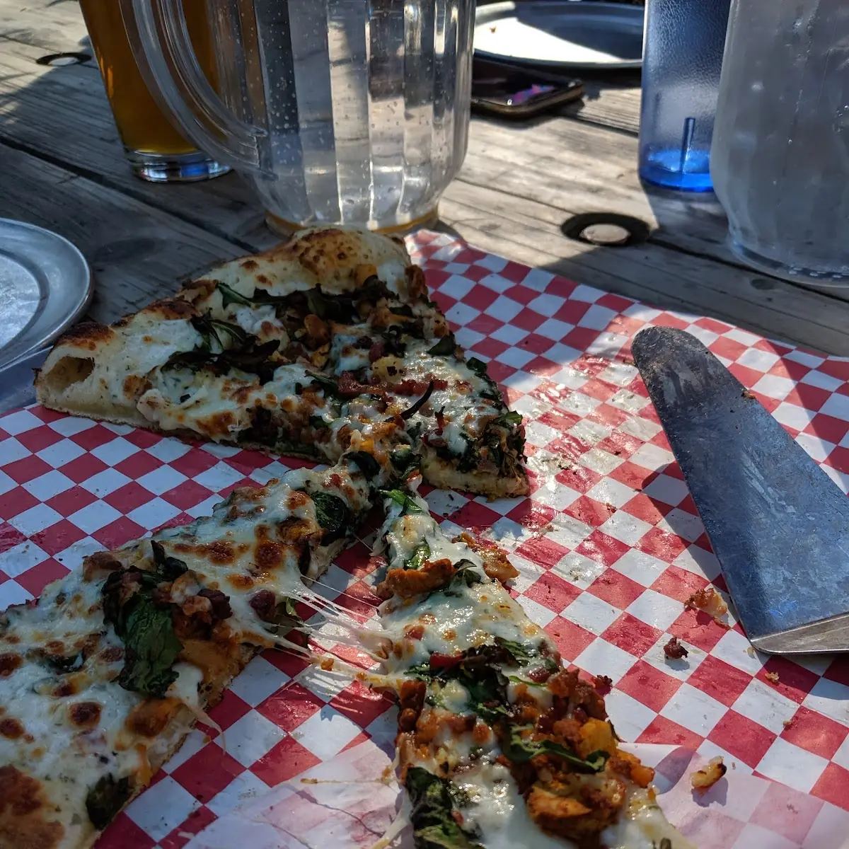 Thin Crust Pizza with Toppings