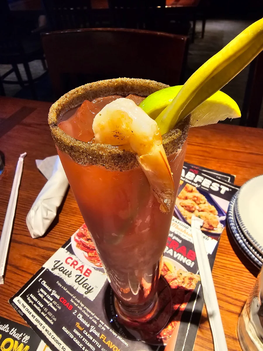 Main Deck Margarita Flight, Red Lobster