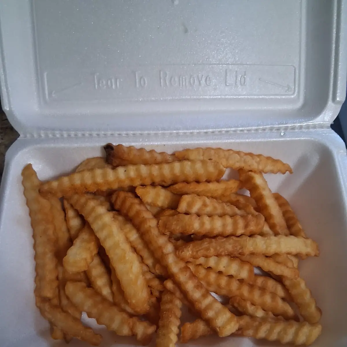 Large Crinkle Cut Fries