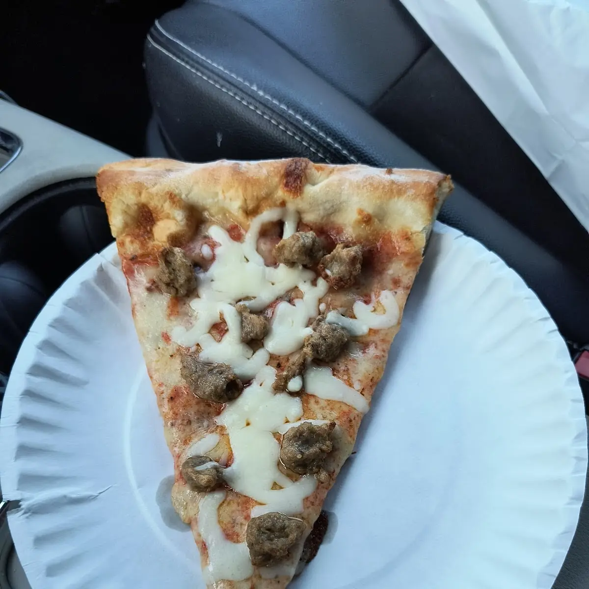 Sausage Pizza Slice