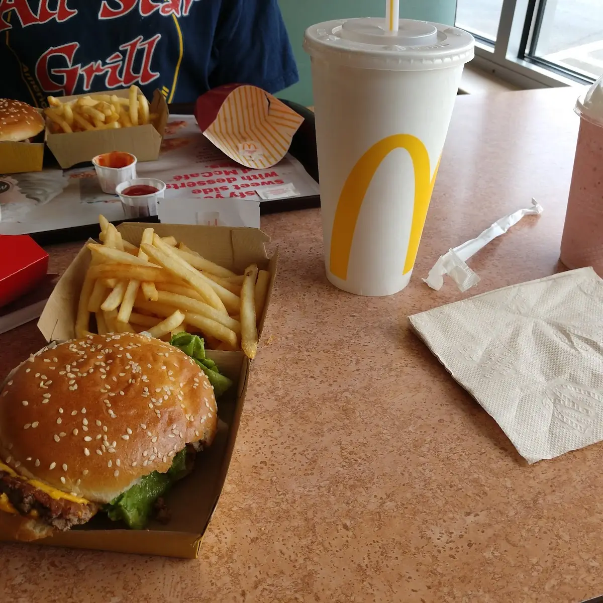 Quarter Pounder with Cheese Deluxe Meal