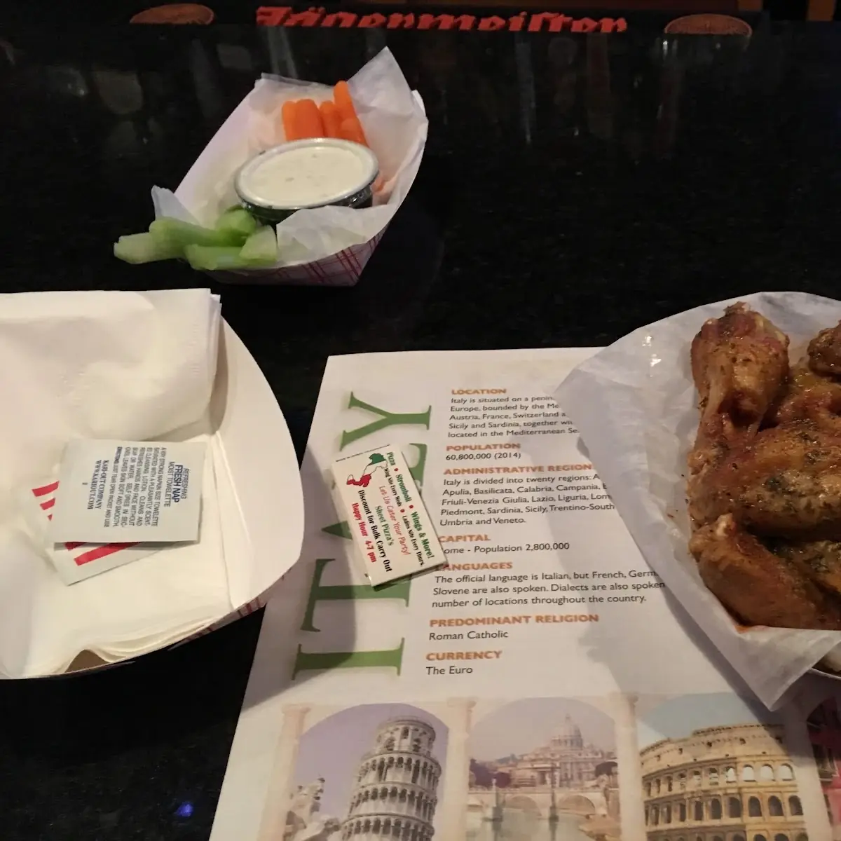 Garlic Parm Wings