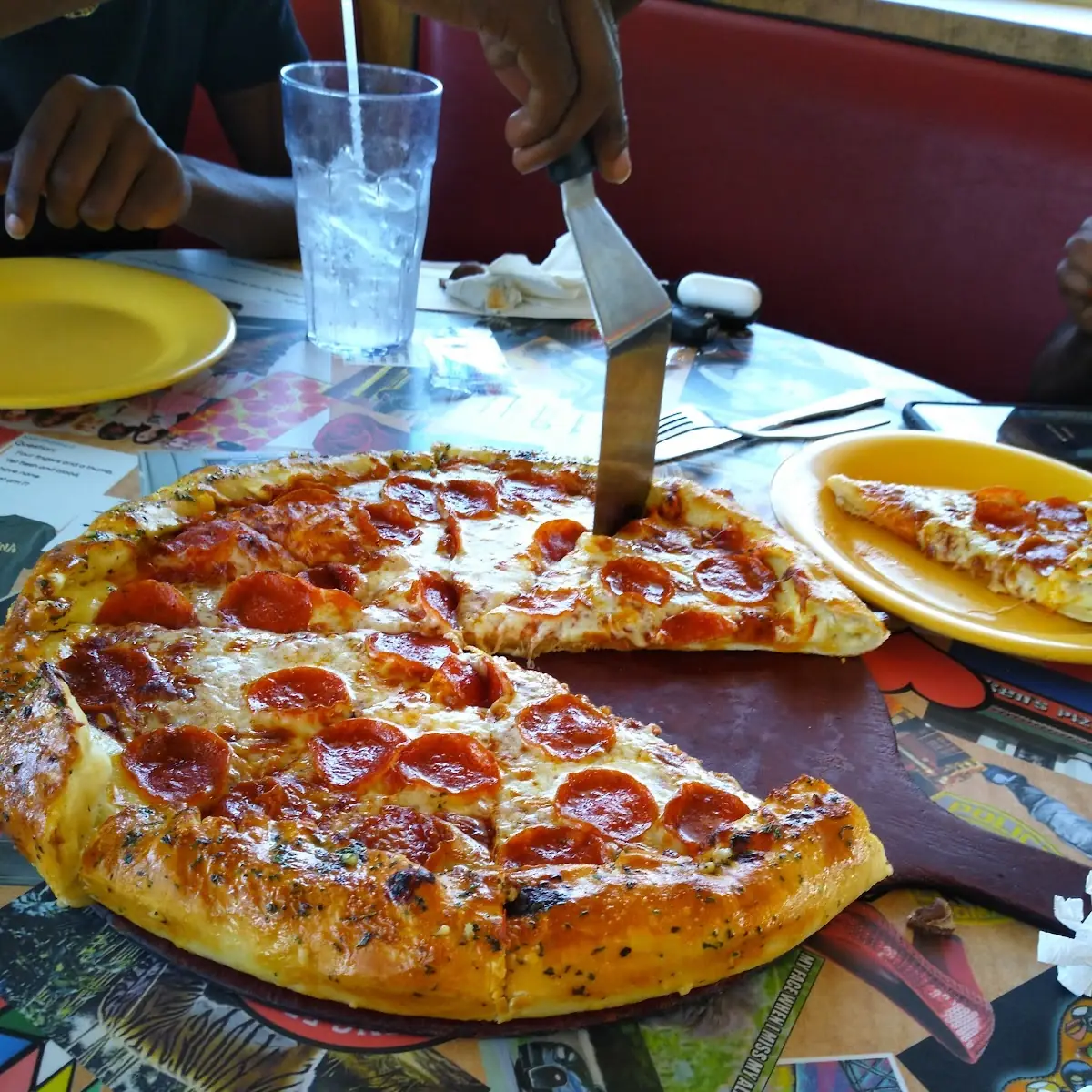 Stuffed Crust Pepperoni Pizza