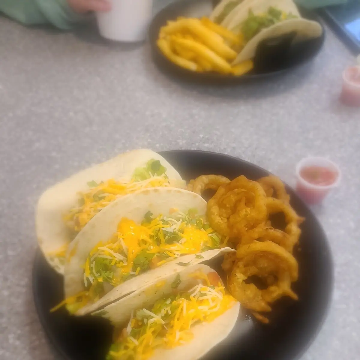 Baja Taco with Onion Rings