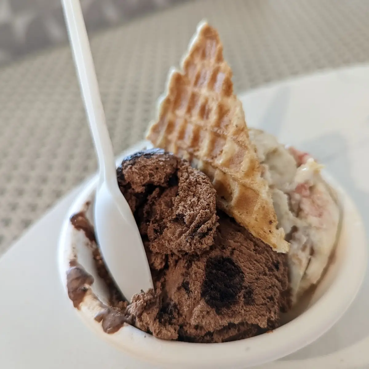 Texas Sheet Cake Dairy Free Ice Cream