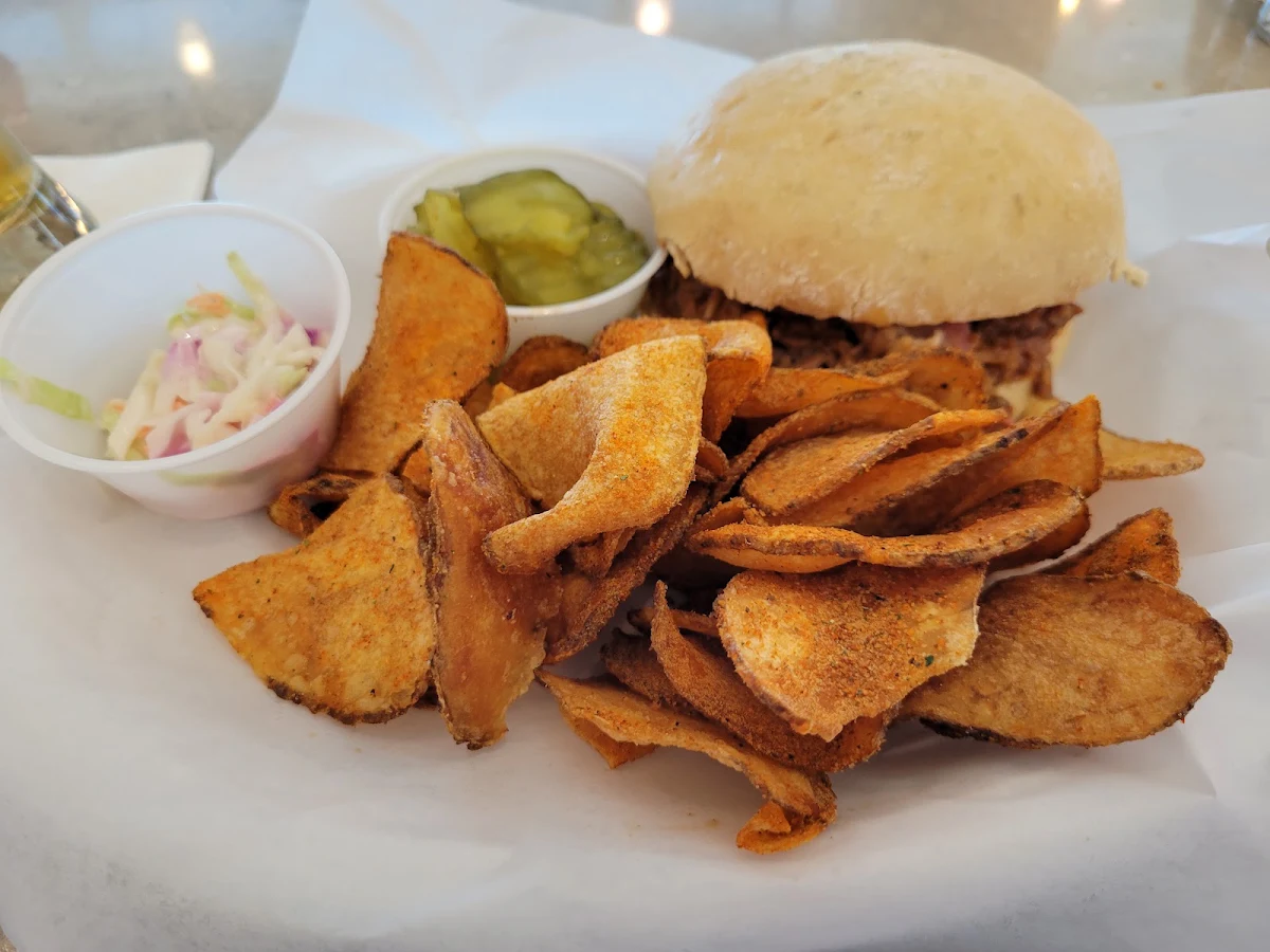 BBQ Pulled Pork with Chips