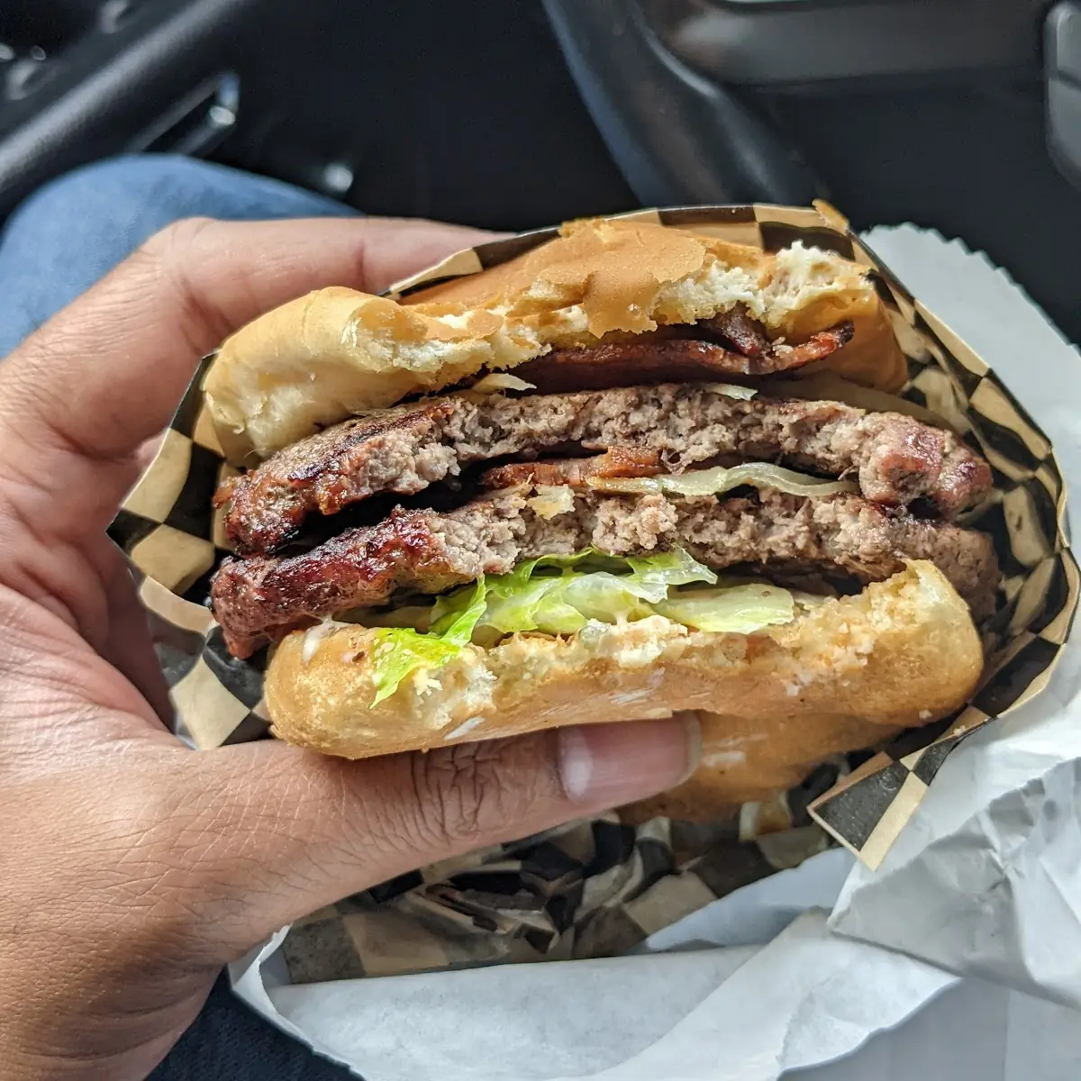 Double Burger Bacon