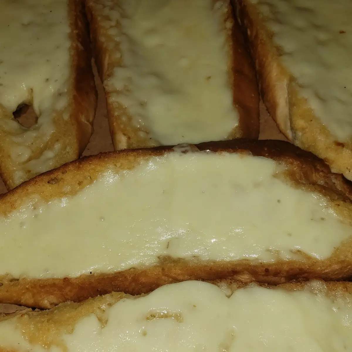 Piece Garlic Toast with Cheese