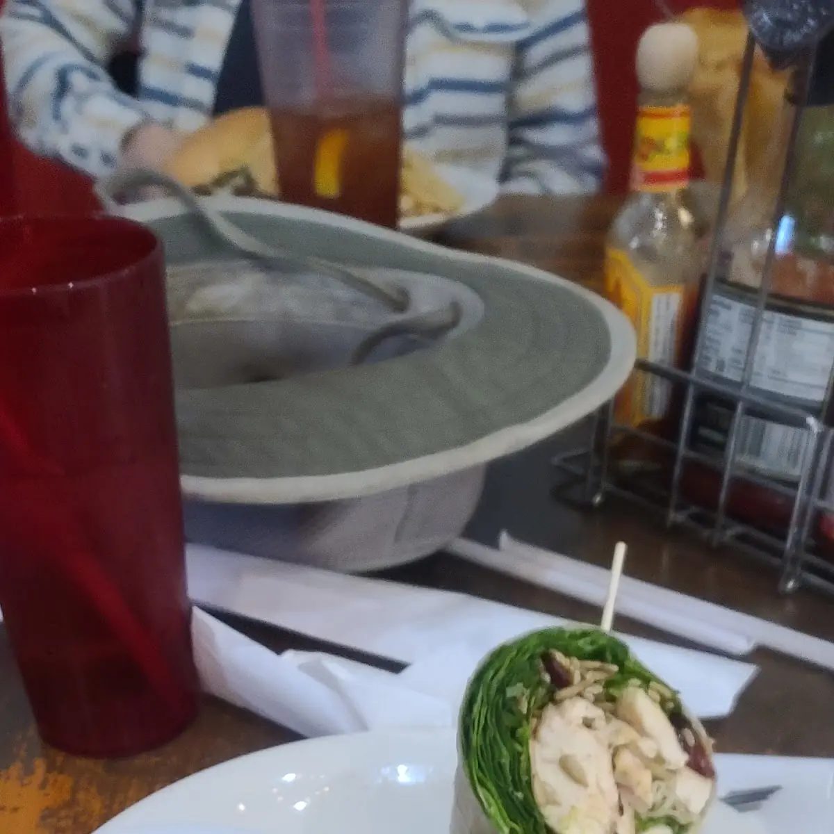 Cherry Chicken Caesar Wrap