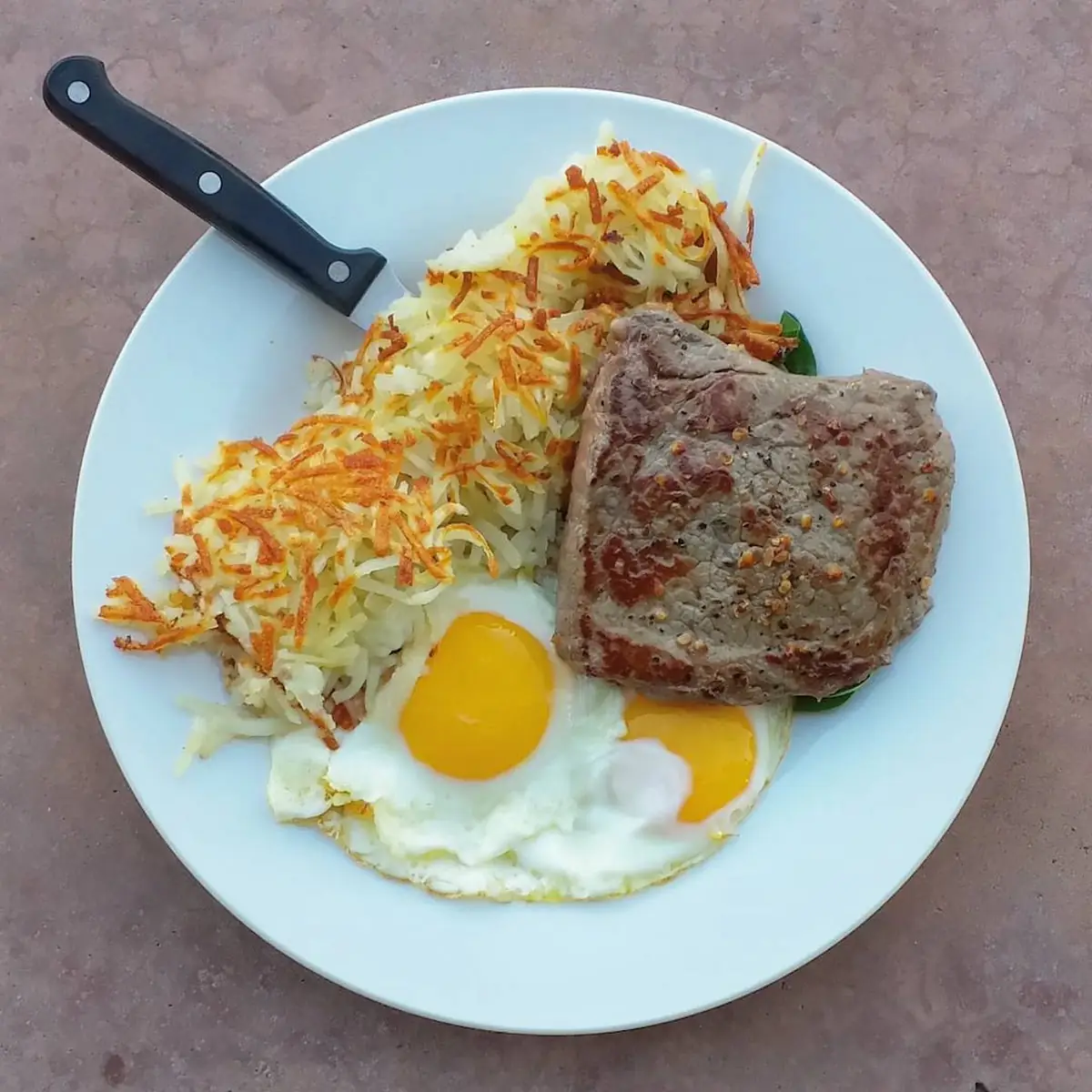 Smoked Beef Brisket Hash & Eggs