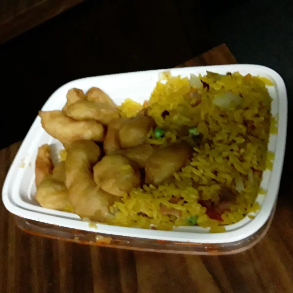 Sweet and Sour Chicken with Fried Rice