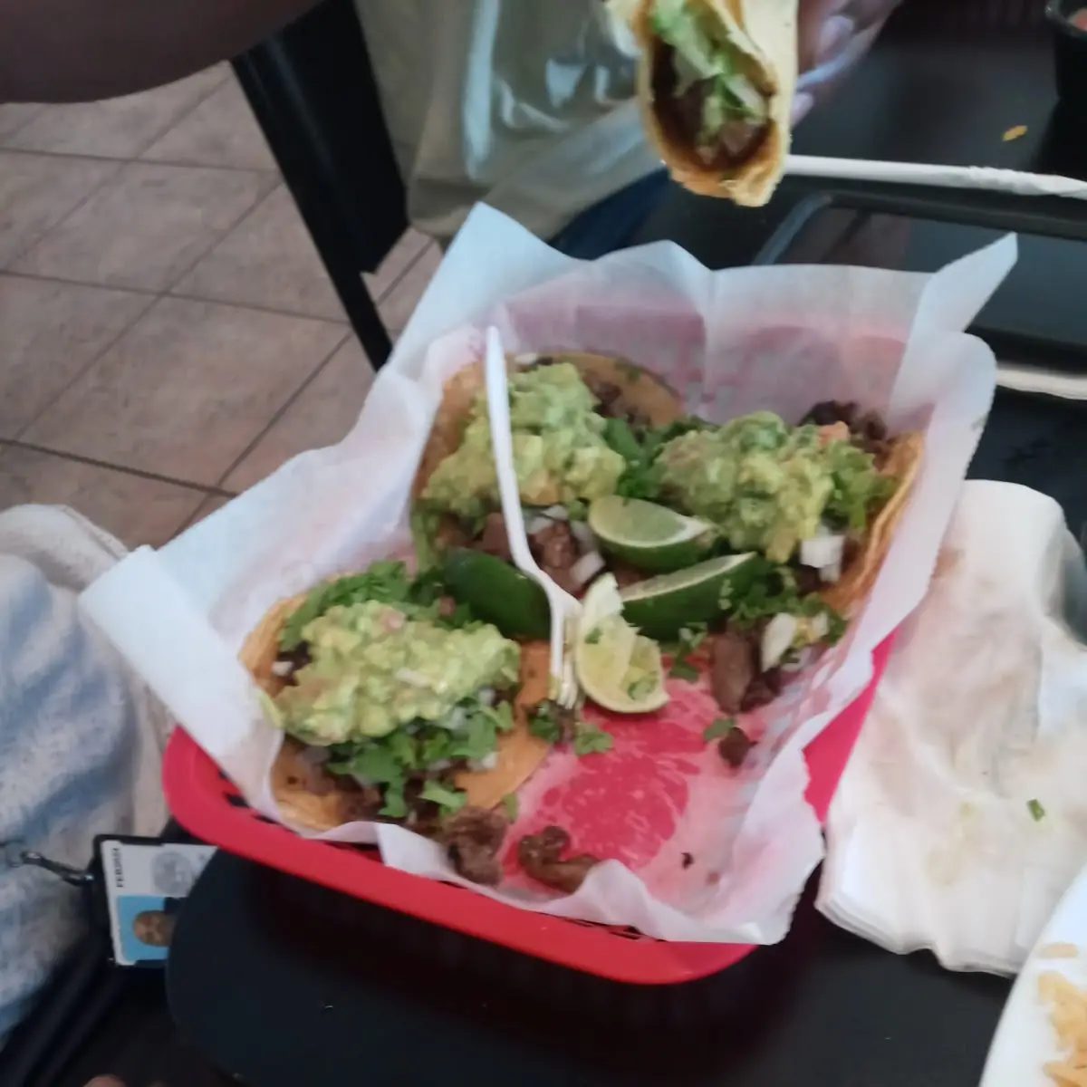 Asada Taco with Guacamole