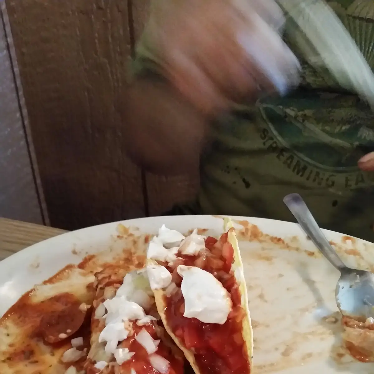 Beef Taco Beef Burrito