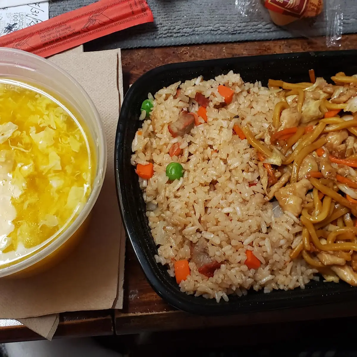 Chicken Lo Mein Combo Fried Rice