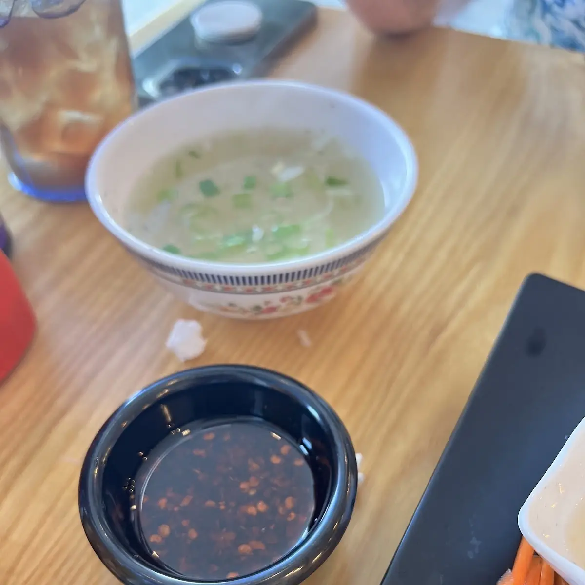 Chili Sauce and Chicken Broth