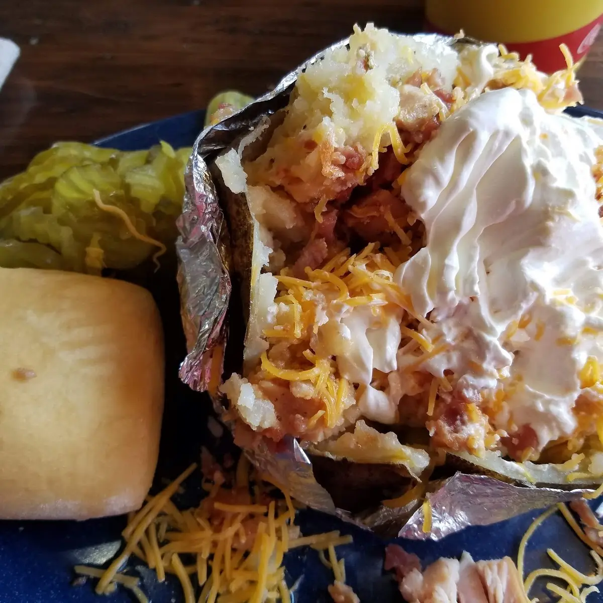 Baked Potato with Chicken