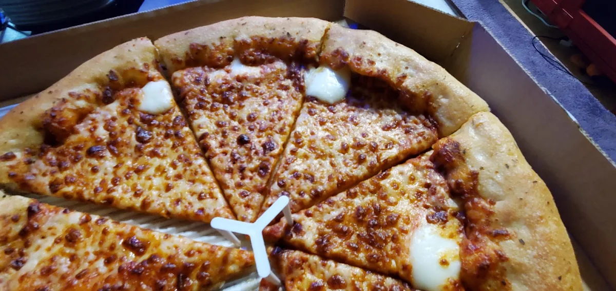 Stuffed Crust Cheese Pizza with Extra Cheese