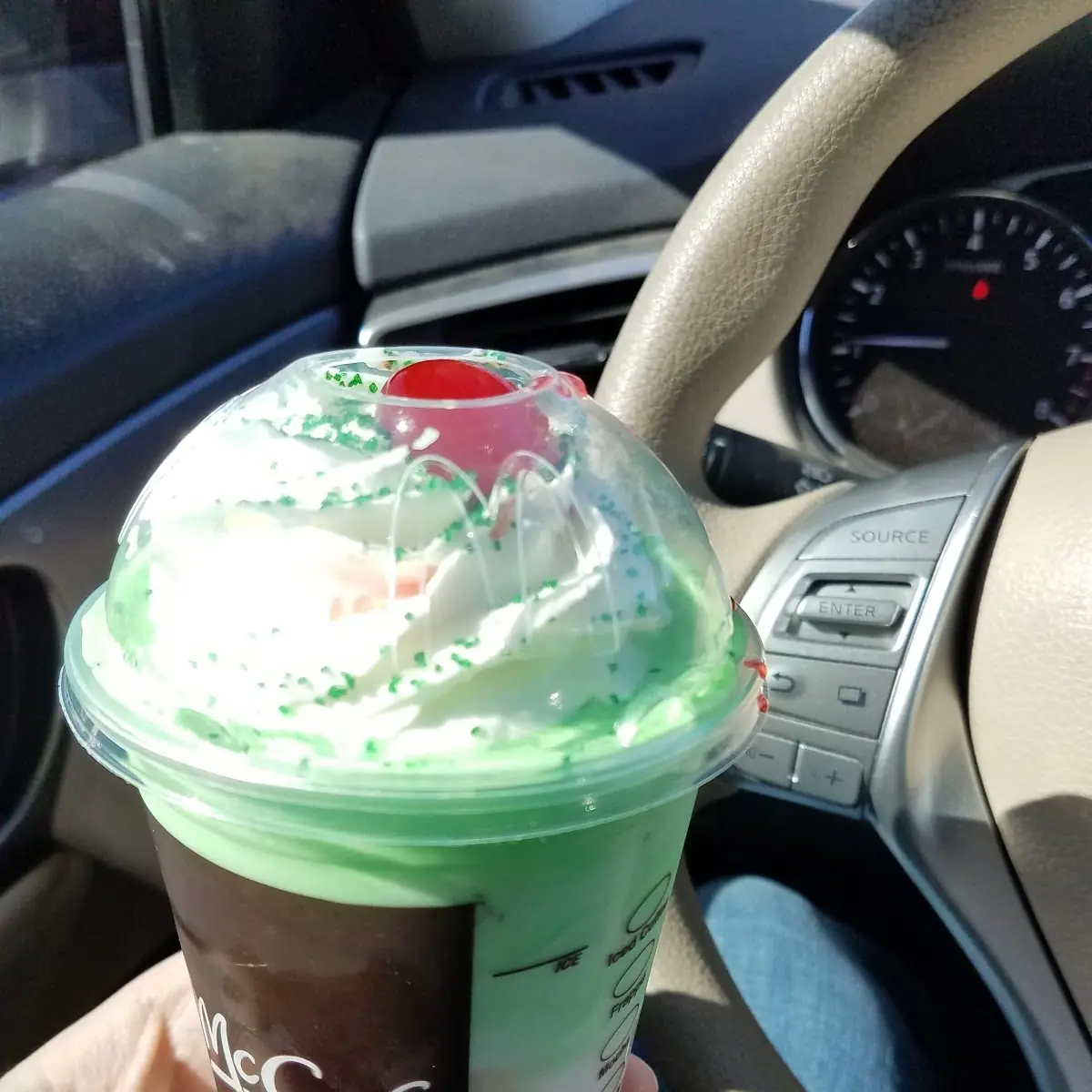 Chocolate Shamrock Shake