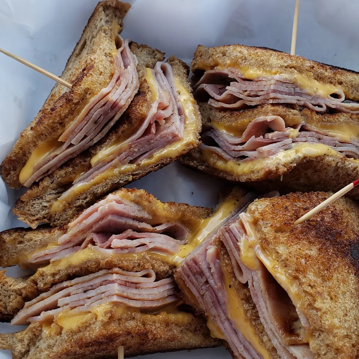 Grilled Ham & Cheese Sandwich