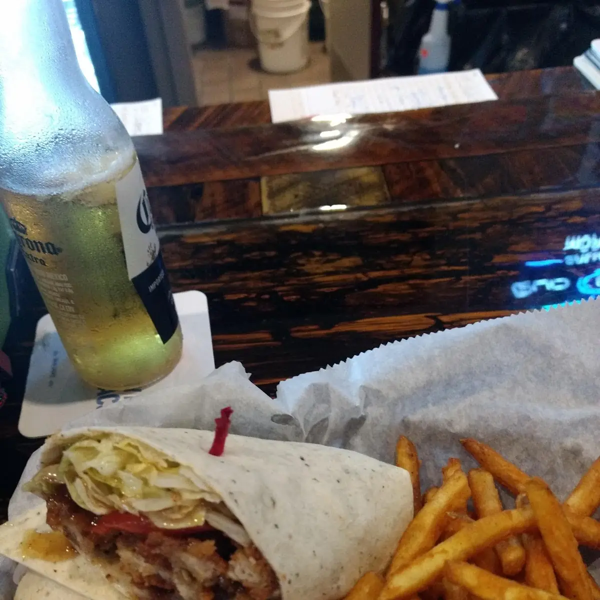 Bourbon Chicken Wrap