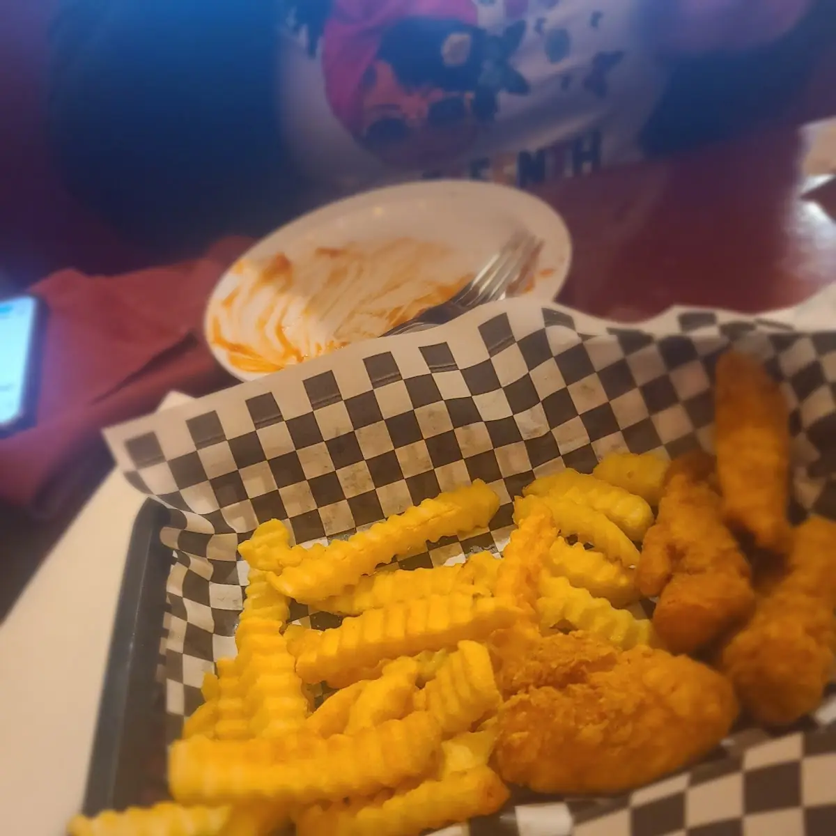 Chicken Wings and Fries