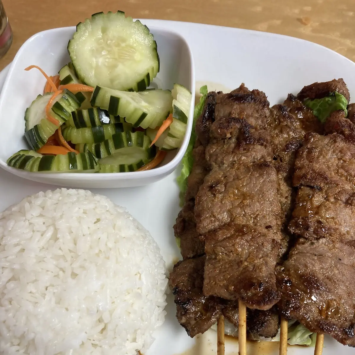 Crispy Rice Noodles Mongolian Beef