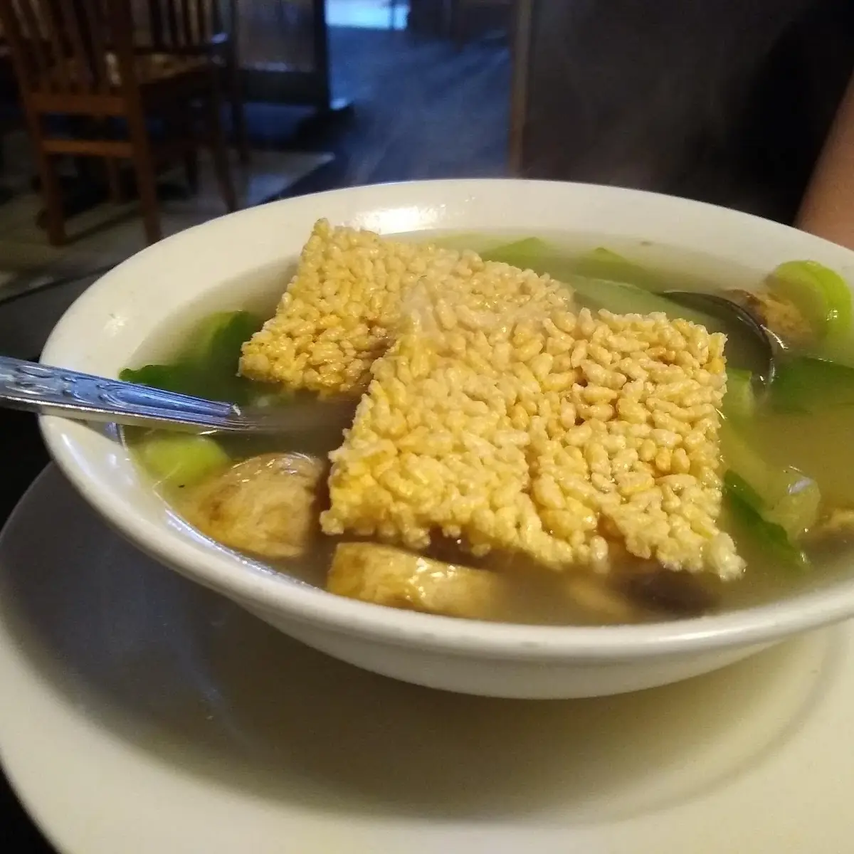 Sizzling Rice Soup