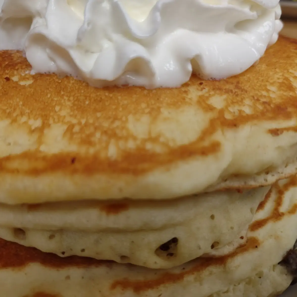 Buttermilk Pancakes with Real Maple Syrup