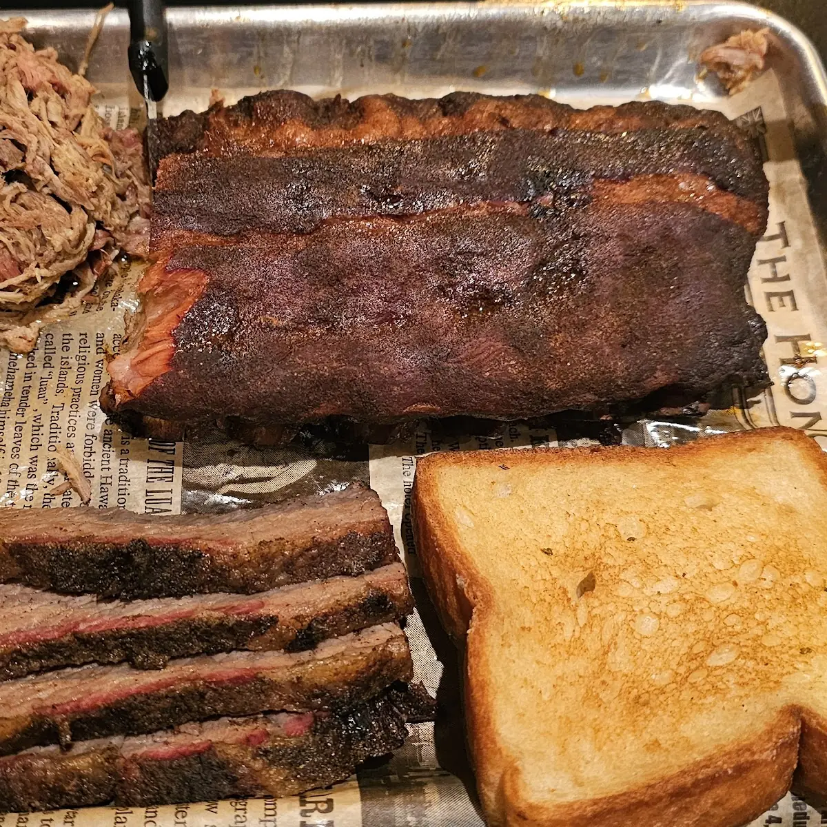 Brisket Pulled Pork and Sides