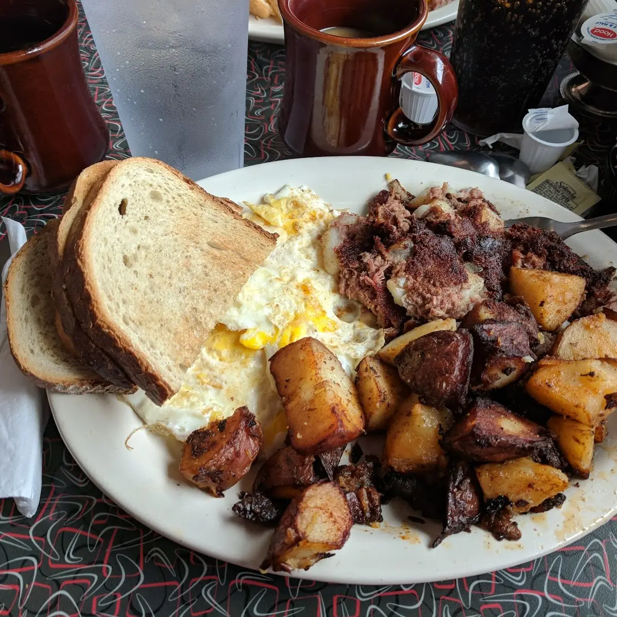 Corned Beef Hash and Eggs