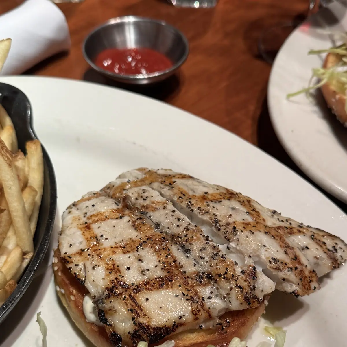 Grilled Fish Sandwich