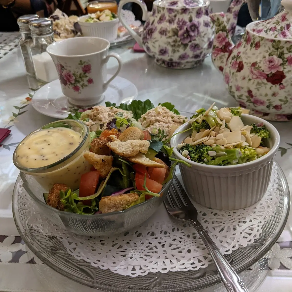 Tuna Salad and Broccoli Salad