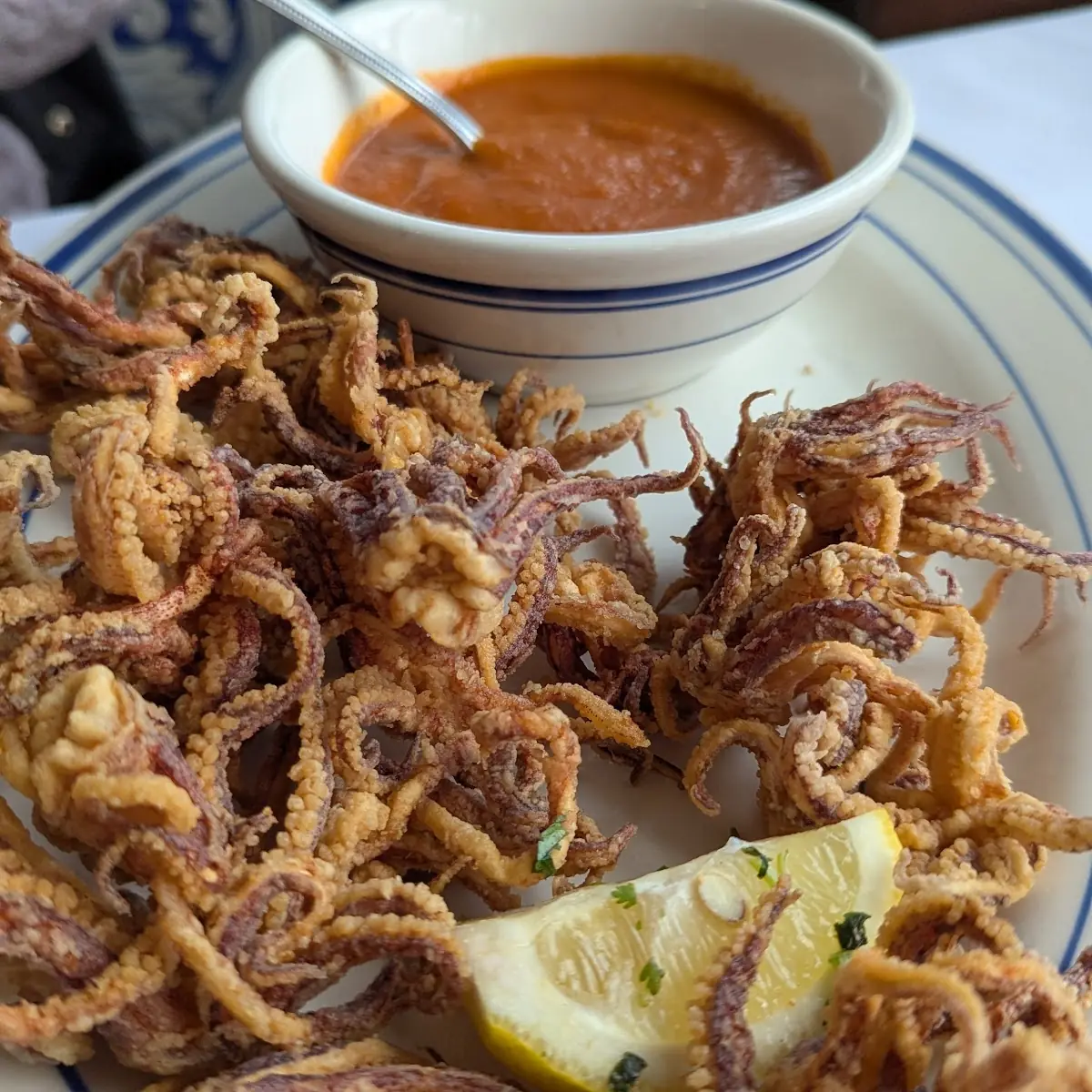 Fried Calamari Sevilla Style