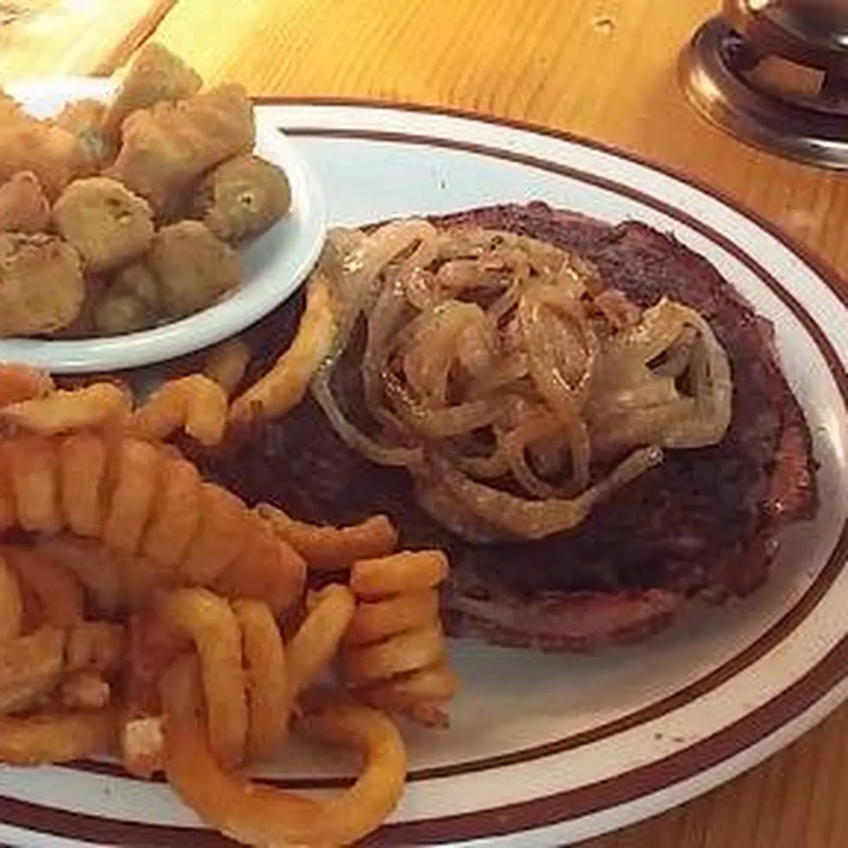 Bacon Wrapped Hamburger Steak