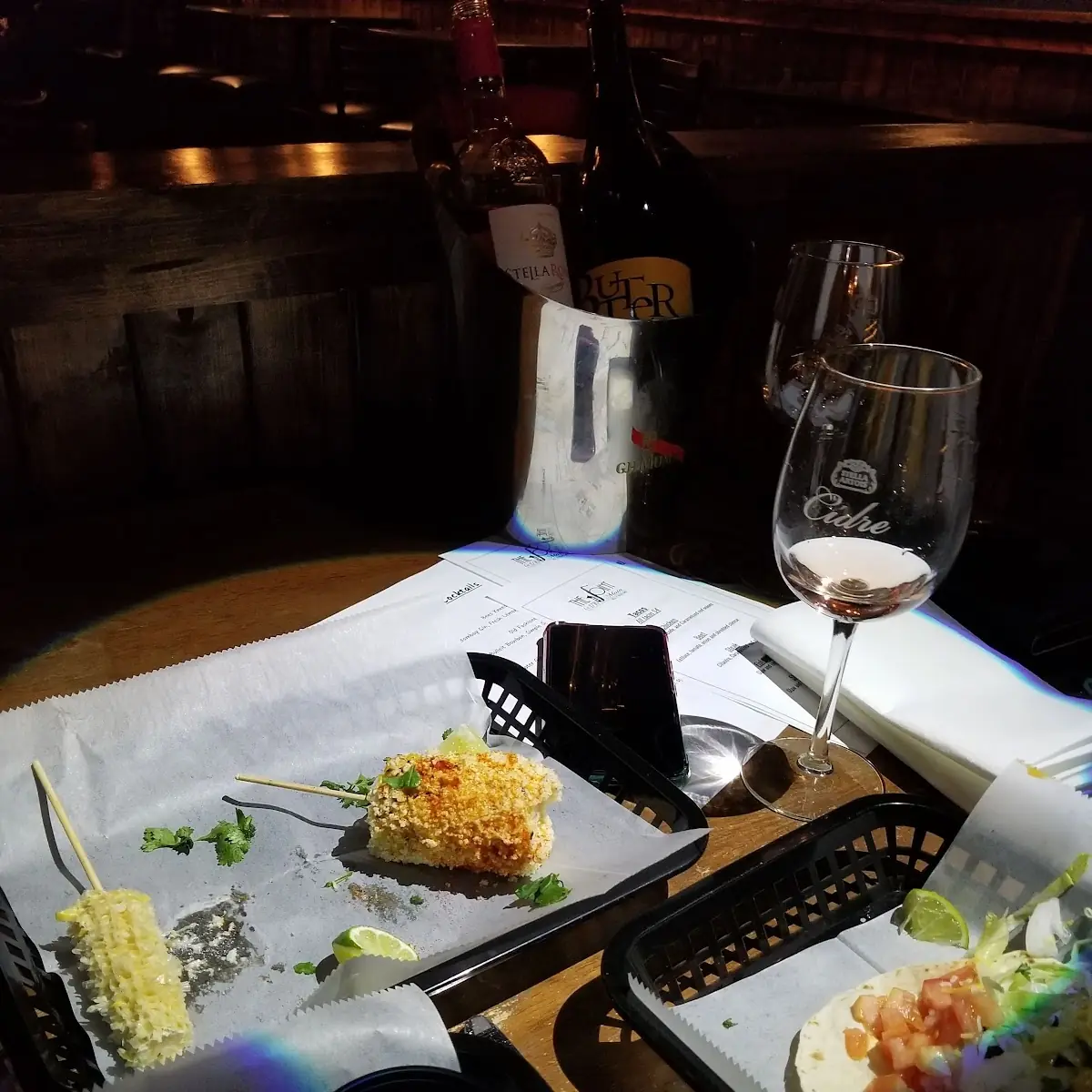 Street Corn and Beef Taco