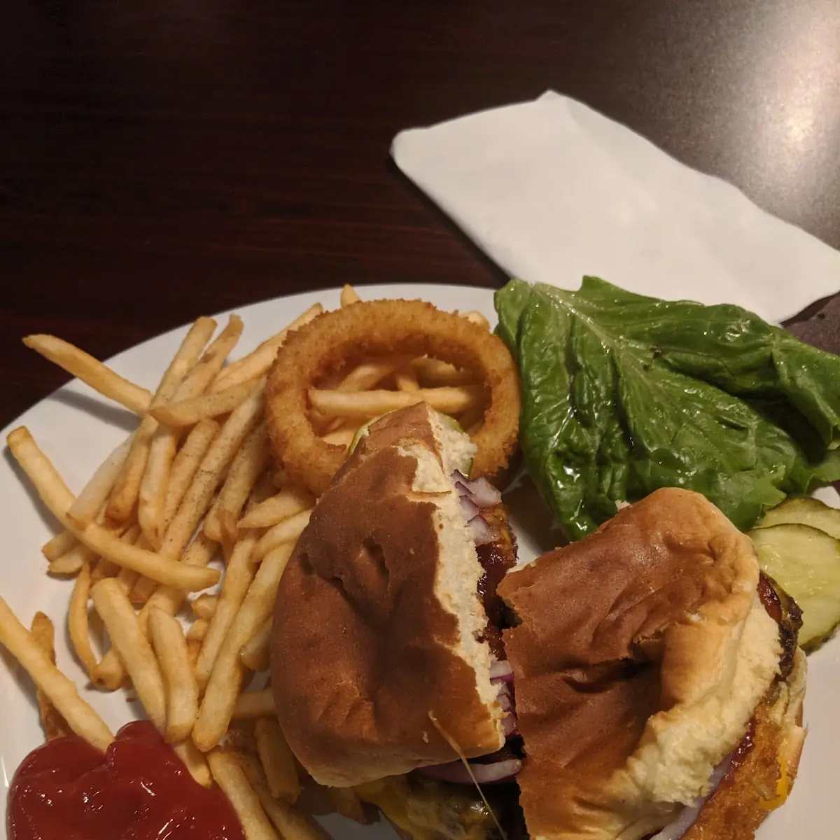Burger and Fries