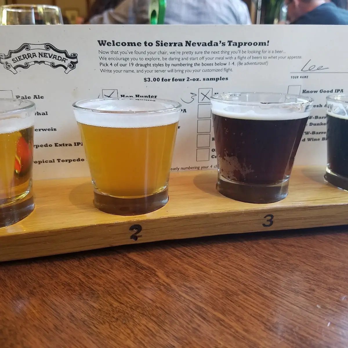 Sierra Nevada Beer Sampler