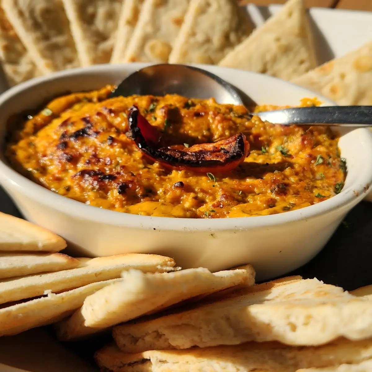 Fire Roasted Feta Dip
