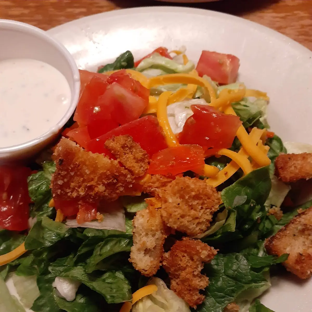 Side Salad with Ranch