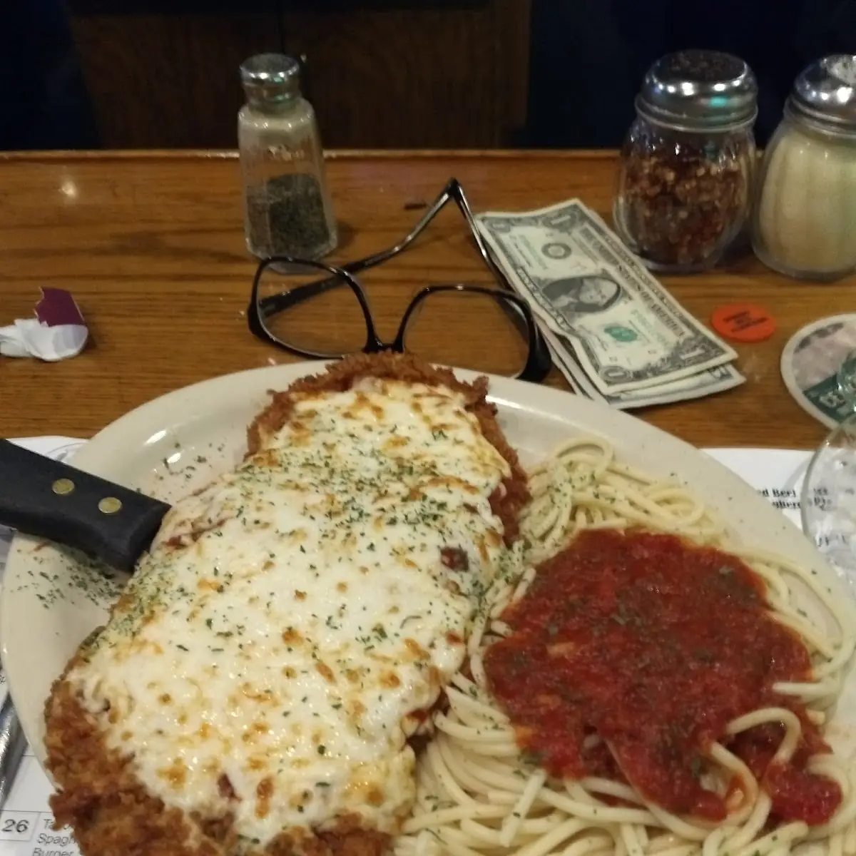 Chicken Parmesan with Spaghetti