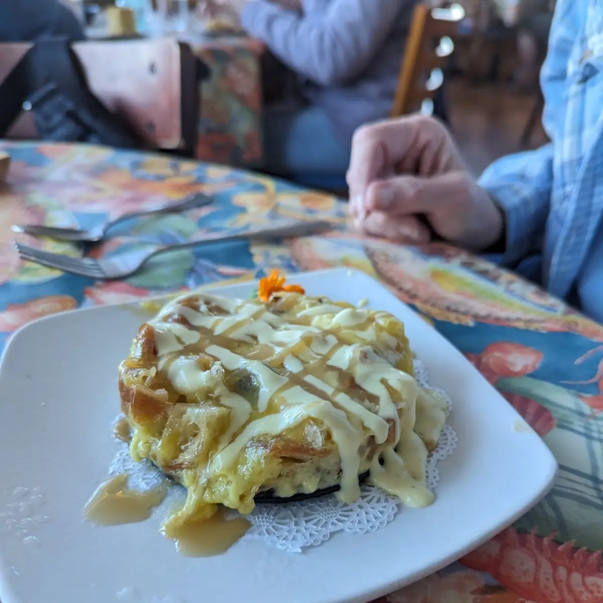 Chocolate Croissant Bread Pudding