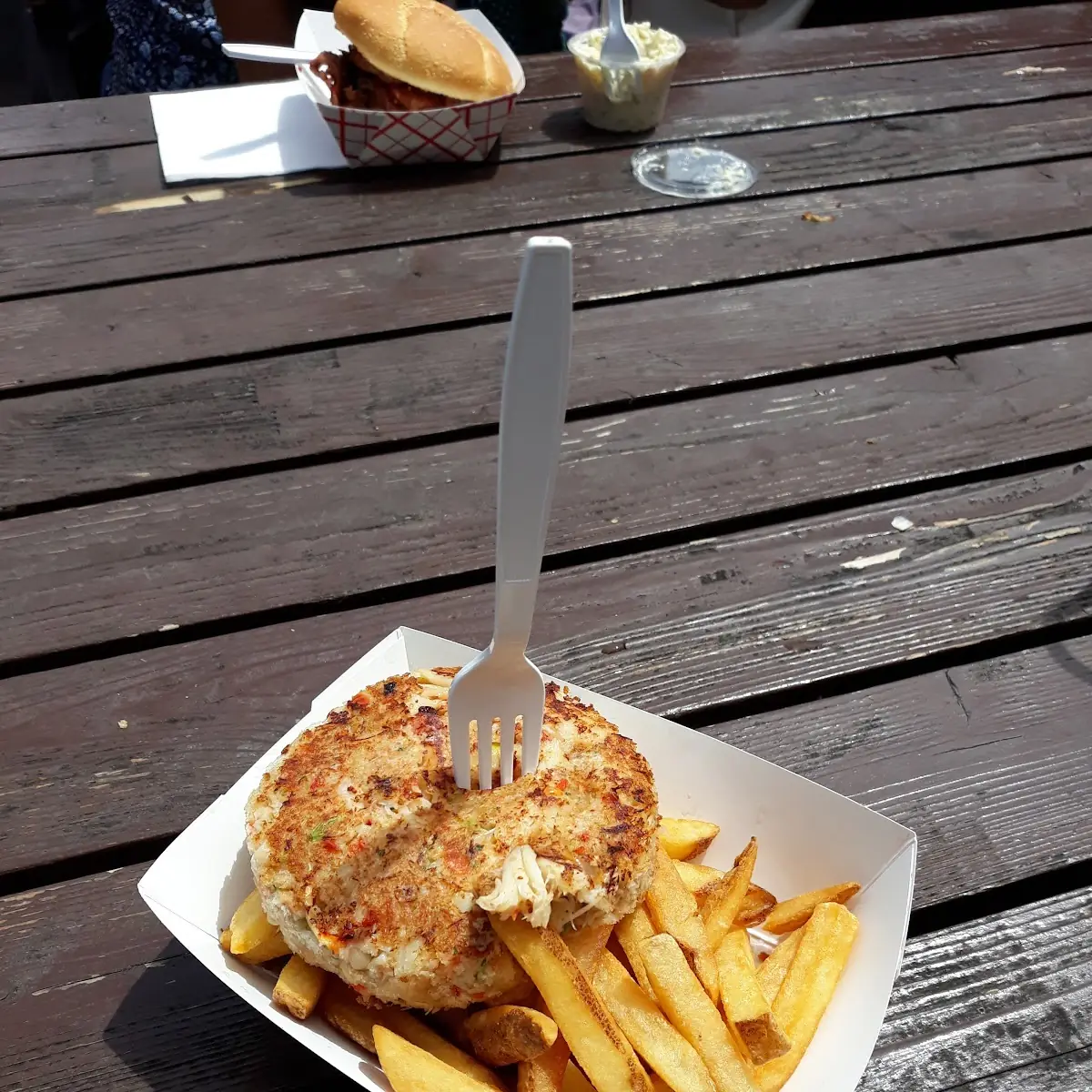 Crab Cake & Chips