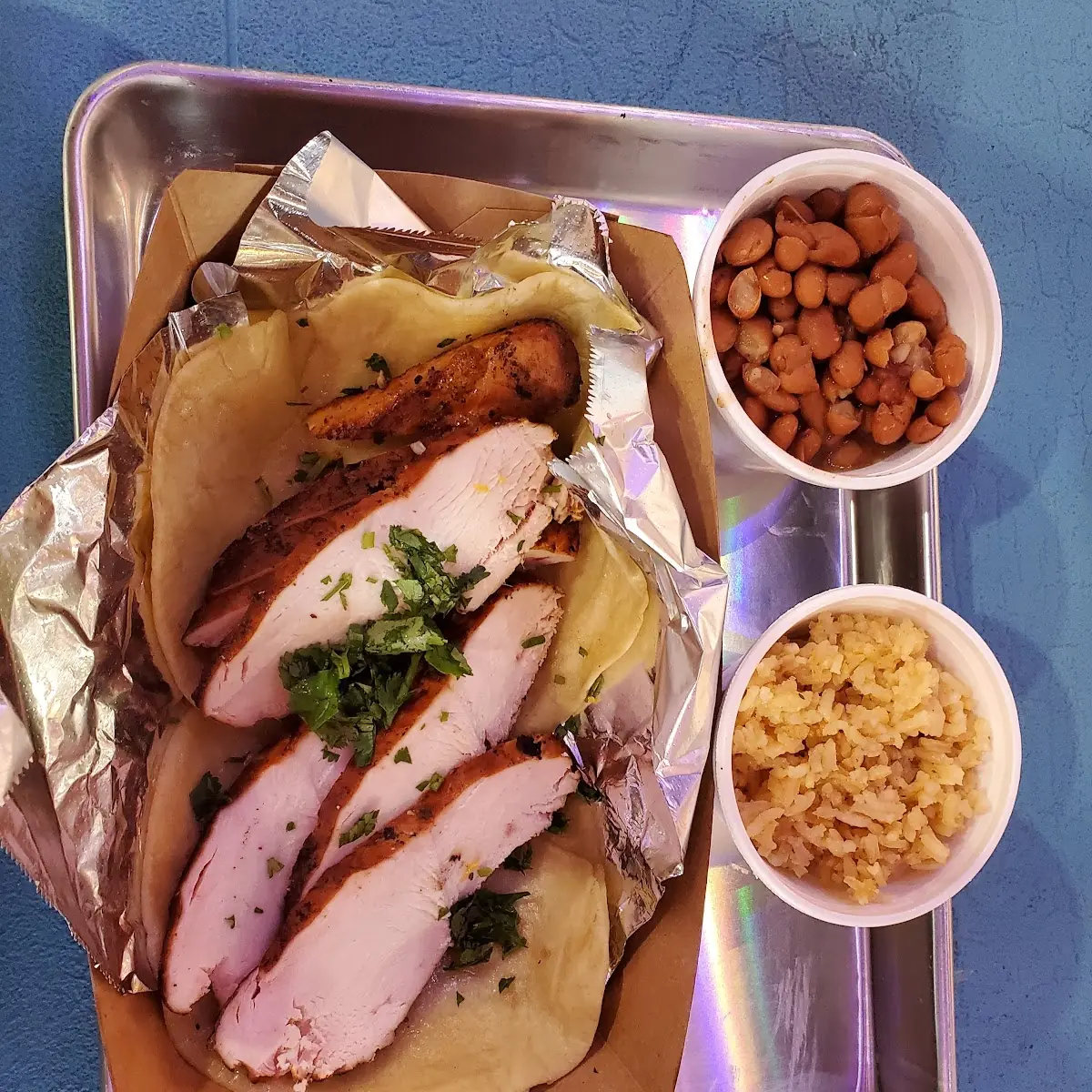 Mesquite Chicken Tacos Al Carbon