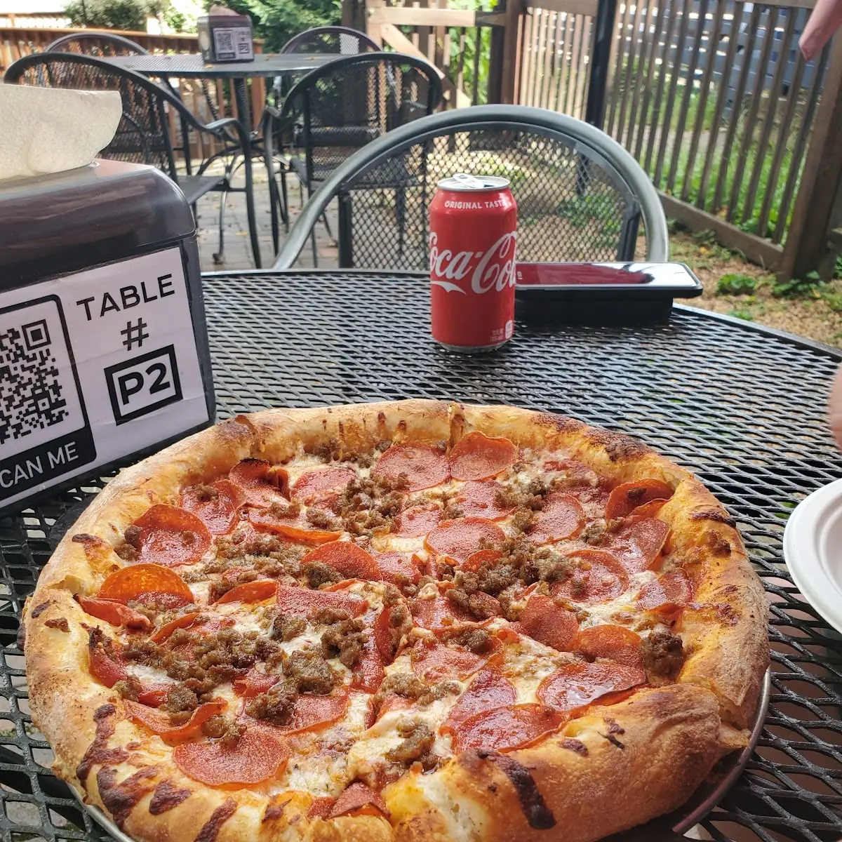 Sausage and Pepperoni Pizza