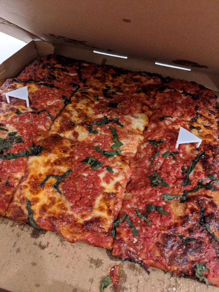 Mamma Susy's Classic Sicilian Square Pizza Slice